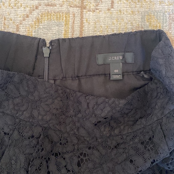 J. Crew Black Lace Pencil Skirt - Picture 2 of 2